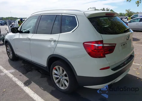 2013 BMW X3 xDrive28I from USA, damaged, VIN 5UXWX9C58D0A17413